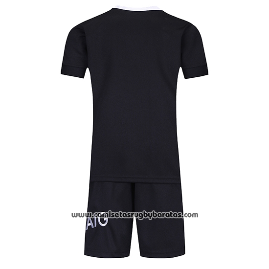 Camiseta Ninos Kit Nueva Zelandia All Blacks Rugby 2019-2020 Local